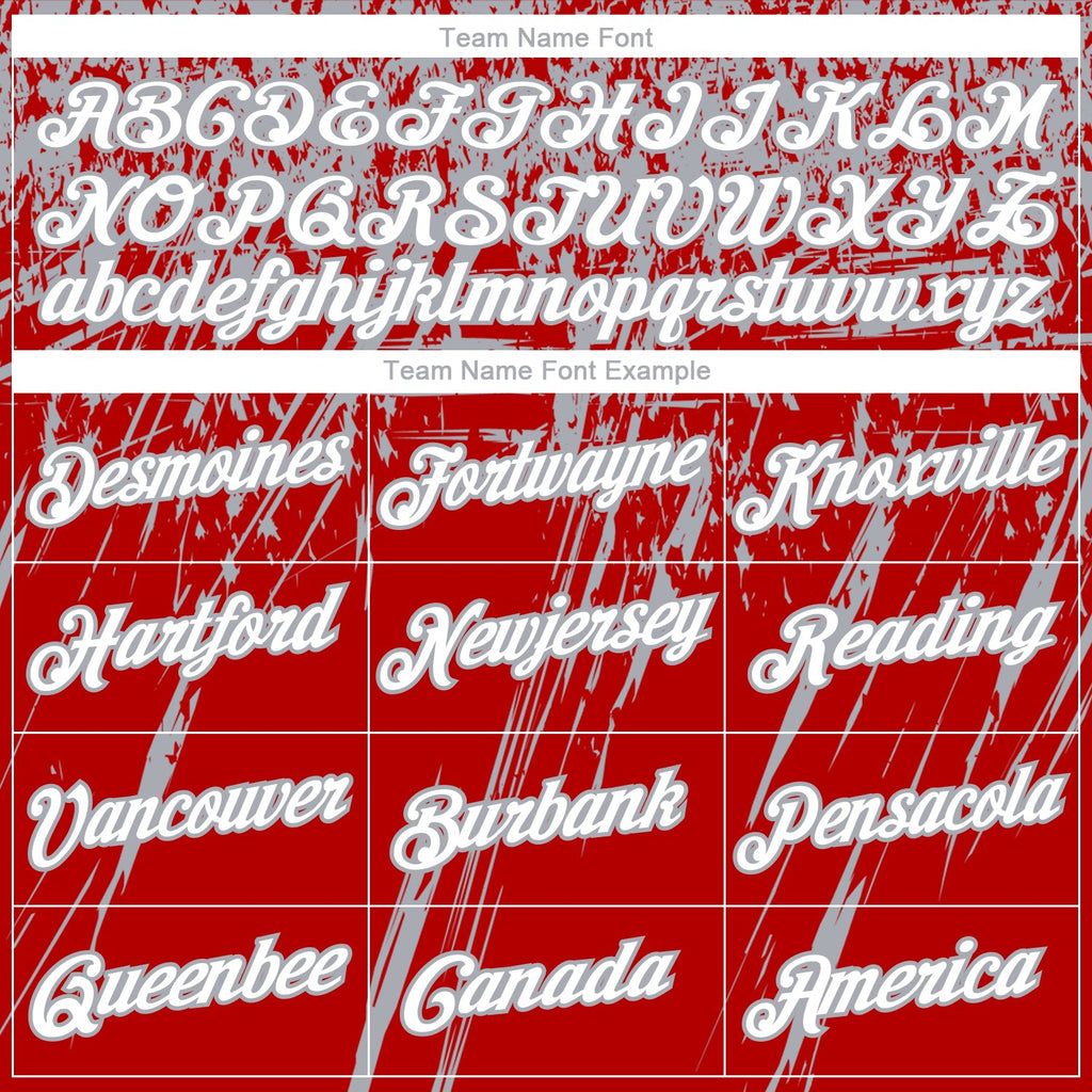Custom Stitched Red White-Gray 3D Pattern Design Splash Grunge Art Sports Pullover Sweatshirt Hoodie