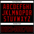 Custom Black Red Performance T-Shirt