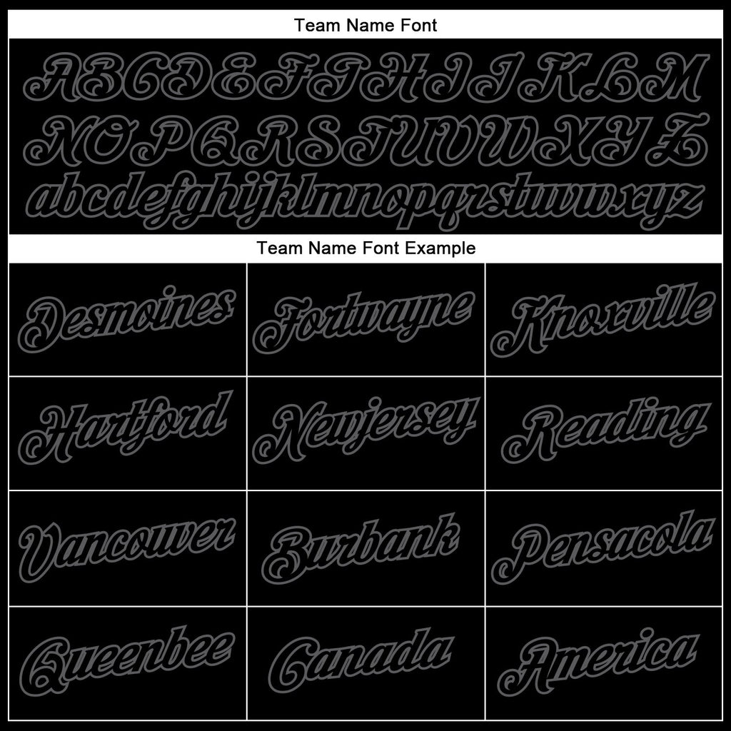 Custom Black Steel Gray Performance T-Shirt