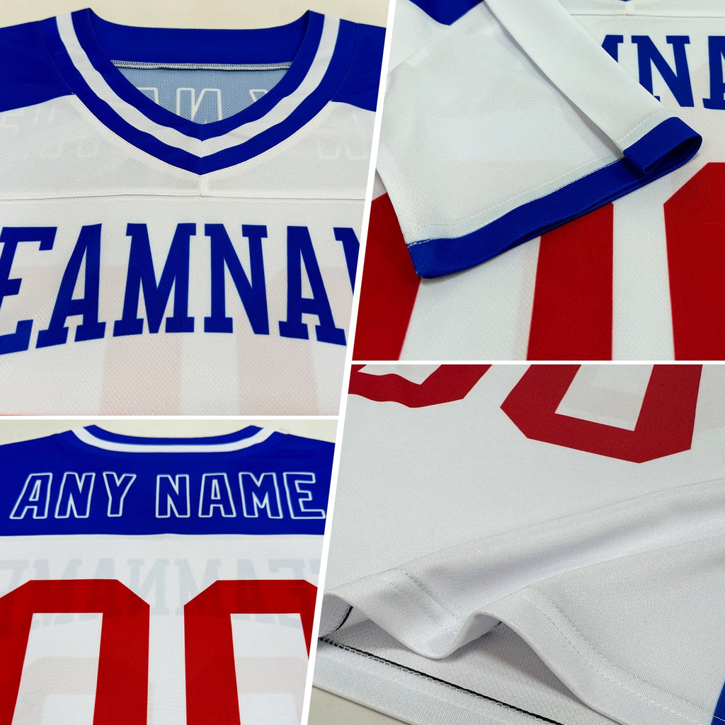 Custom Black Red-Yellow Authentic Football Jersey