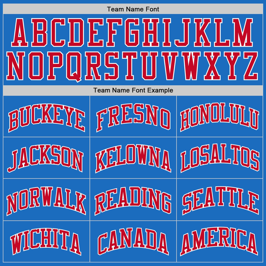 Custom Blue Red-White Authentic Throwback Basketball Jersey