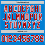 Custom Blue Red-White Performance T-Shirt