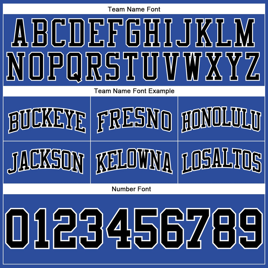 Custom Blue Black-White Authentic Throwback Basketball Shorts