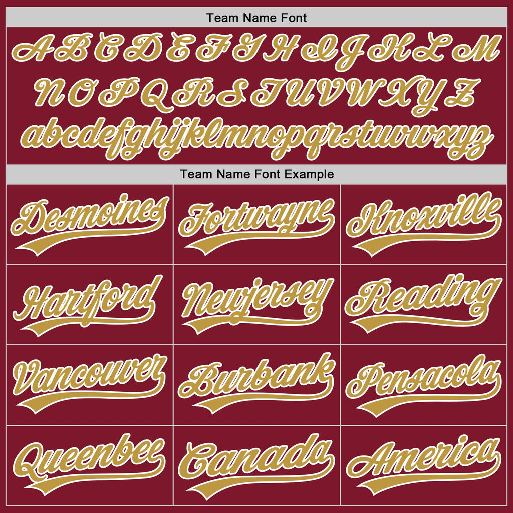 Custom Stitched Crimson Old Gold-White Baseball Pullover Sweatshirt Hoodie