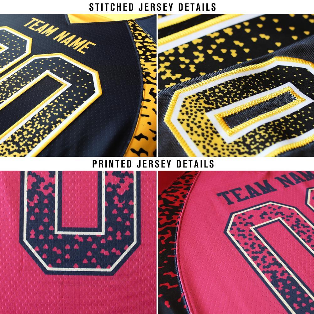 Custom Navy Teal-Gray Drift Fashion Football Jersey