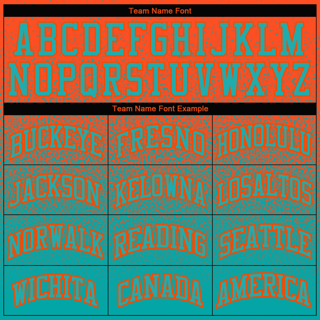 Custom Stitched Orange Aqua Fade Fashion Sports Pullover Sweatshirt Hoodie