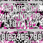 Custom Graffiti Pattern White-Black 3D Performance T-Shirt