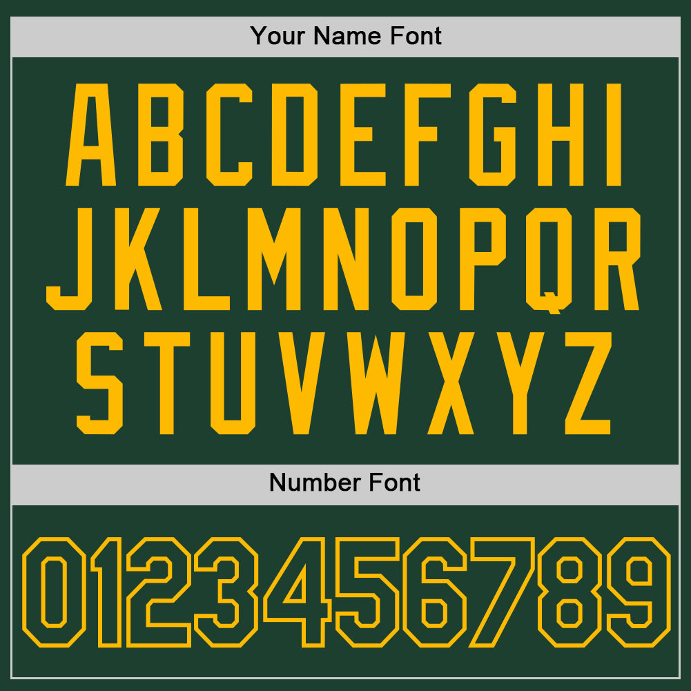 Custom Green Green-Gold Performance T-Shirt