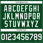 Custom Green White Performance T-Shirt