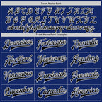 Custom Royal Black-White Bomber Full-Snap Varsity Letterman Two Tone Jacket