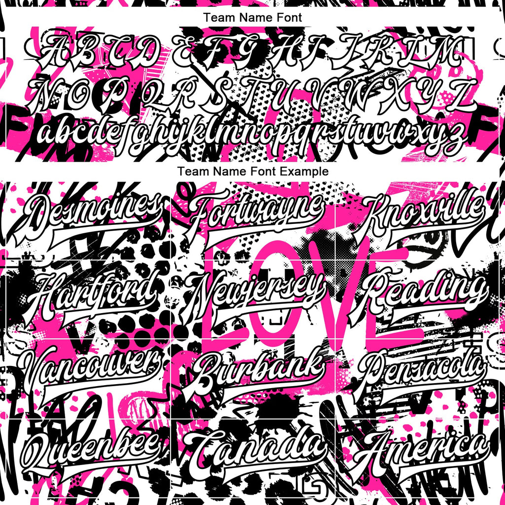 Custom Graffiti Pattern White-Black Scratch 3D Bomber Full-Snap Varsity Letterman Jacket