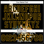Custom Black Gold Heron And Tiger 3D Pattern Design Bomber Full-Snap Varsity Letterman Jacket