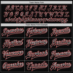 Custom Black White-Red Bomber Full-Snap Varsity Letterman Two Tone Jacket