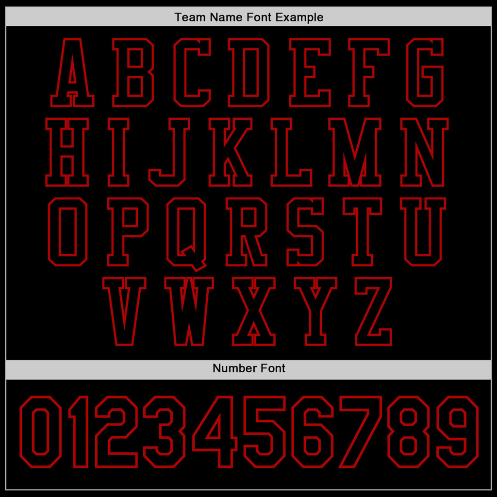 Custom Black Red Bomber Full-Snap Varsity Letterman Jacket