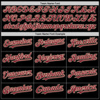 Custom Black Crimson Cream-City Cream Bomber Full-Snap Varsity Letterman Two Tone Hoodie Jacket