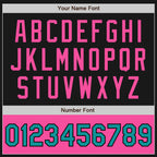 Custom Black Teal-Pink Bomber Varsity Letterman Two Tone Zipper Jacket