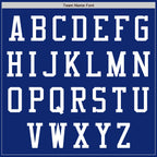 Custom Royal White Bomber Varsity Letterman Zipper Jacket