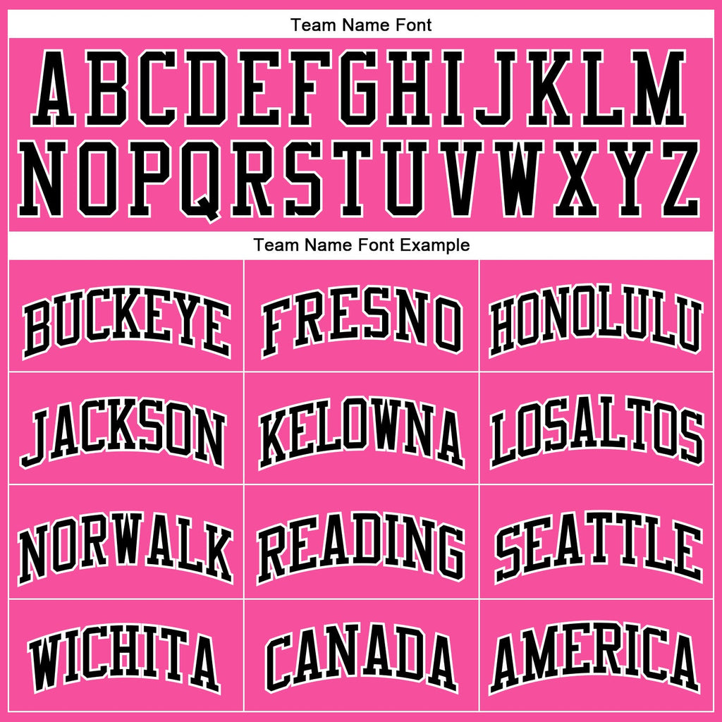 Custom Pink White Pinstripe Black-White Authentic Basketball Jersey