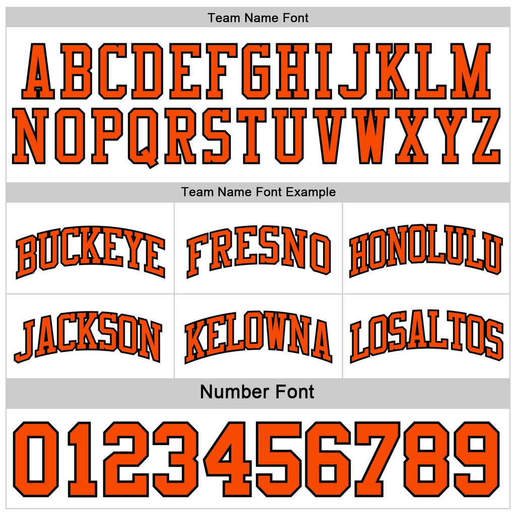 Custom Reversible Black Orange-White Double Side Sublimation Basketball Set Jersey
