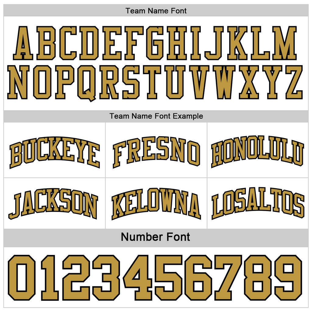 Custom Reversible Black Old Gold-White Double Side Sublimation Basketball Set Jersey