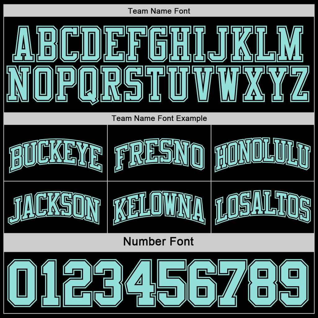 Custom Reversible Black Ice Blue Double Side Sublimation Basketball Set Jersey