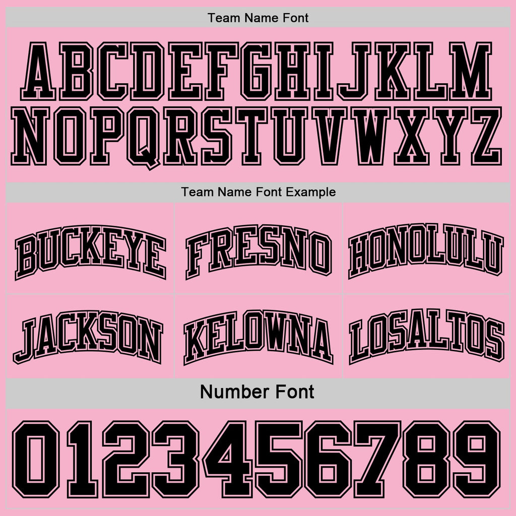 Custom Reversible Black Light Pink Double Side Sublimation Basketball Set Jersey