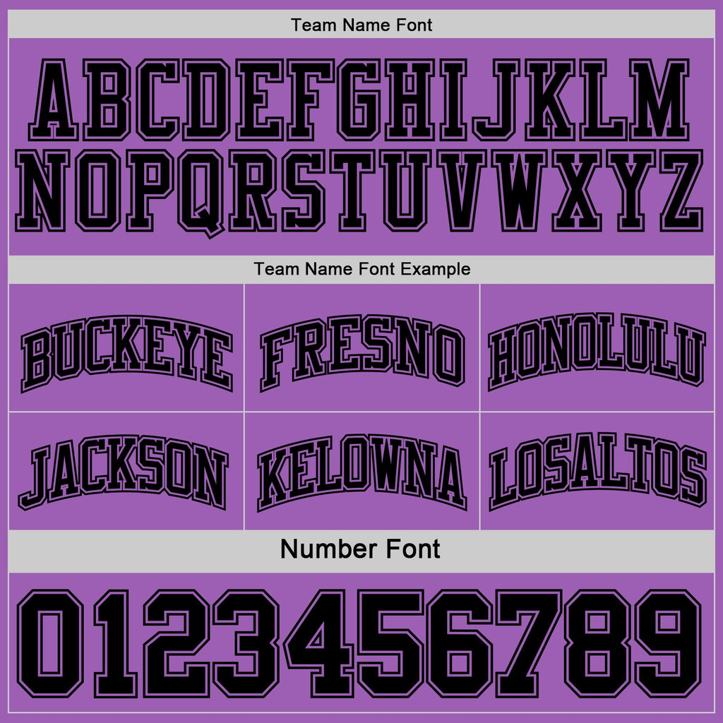 Custom Reversible Black Medium Purple Double Side Sublimation Basketball Set Jersey
