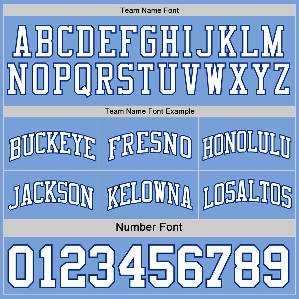 Custom Royal White-Light Blue Reversible Double Side Sublimation Basketball Set Jersey