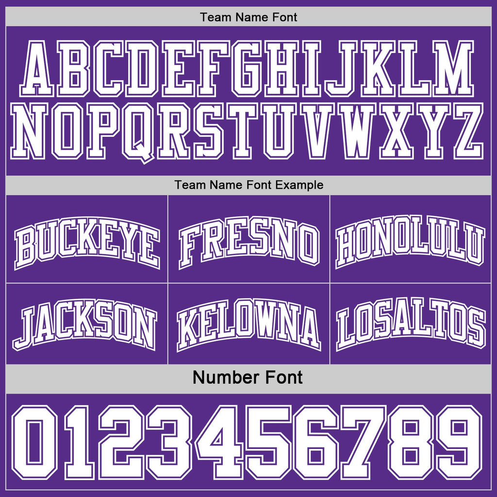 Custom Purple White Reversible Double Side Sublimation Basketball Set Jersey