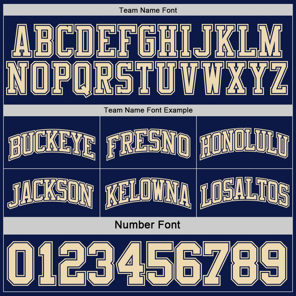 Custom Reversible Navy Cream Double Side Sublimation Basketball Set Jersey