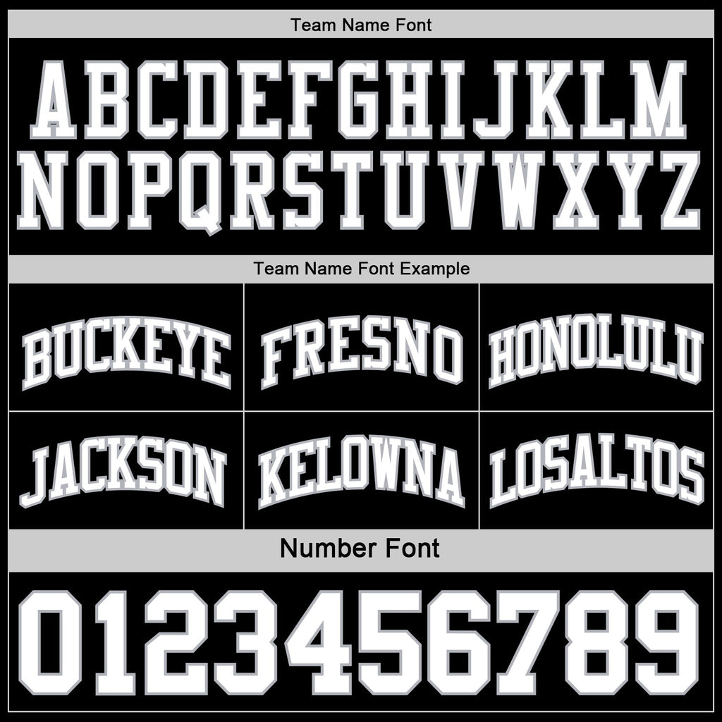 Custom Reversible Black White-Gray Double Side Sublimation Basketball Set Jersey