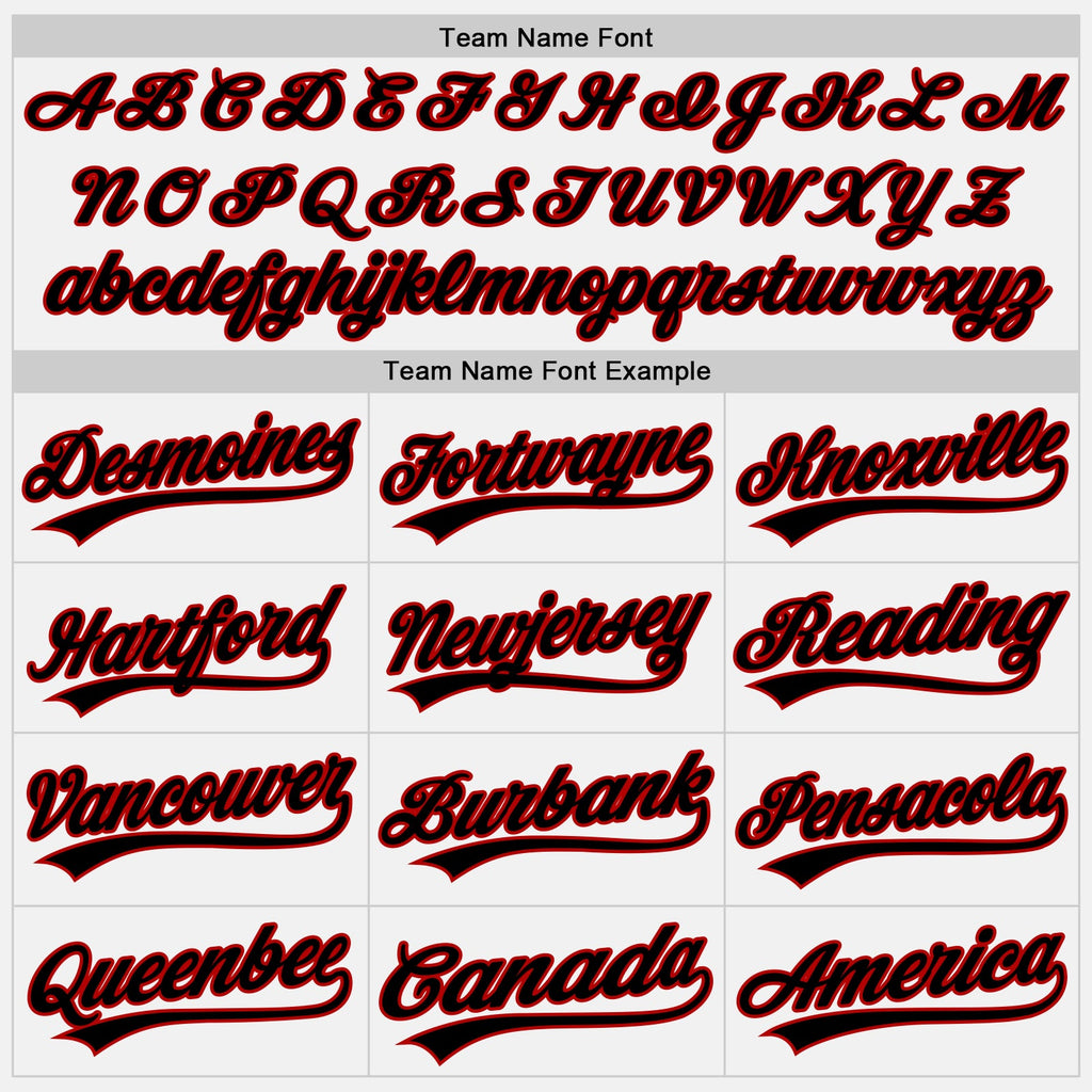 Custom White Black-Red Two-Button Unisex Softball Jersey