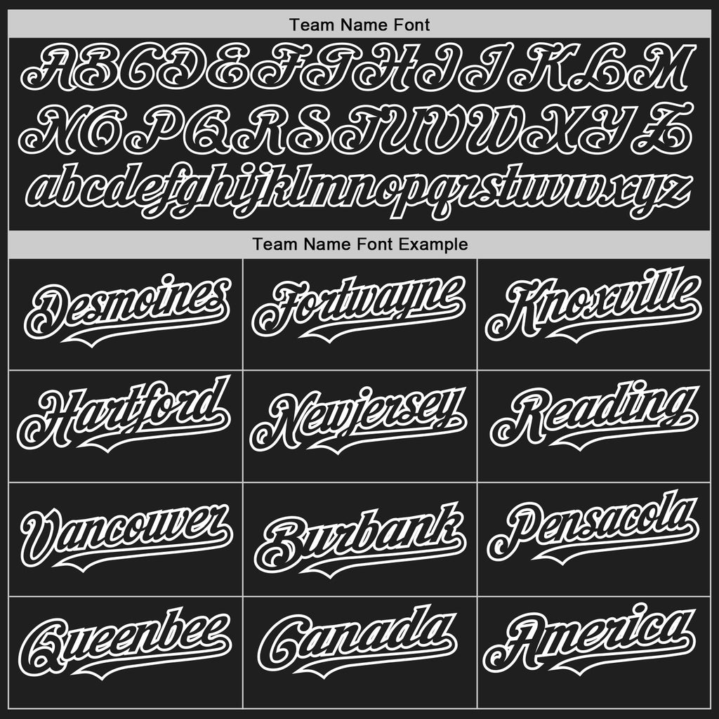 Custom Black White Pinstripe White Two-Button Unisex Softball Jersey