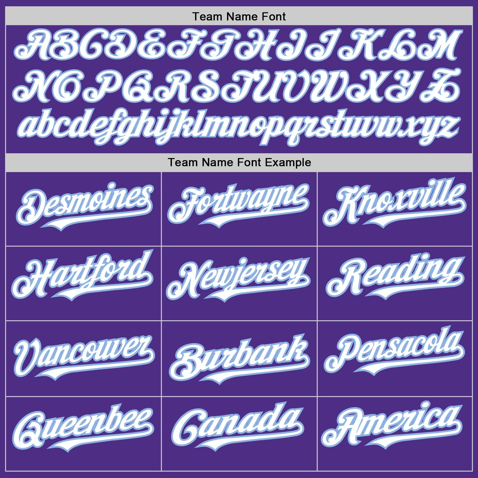 Custom Purple Light Blue Pinstripe White Two-Button Unisex Softball Jersey