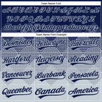 Custom Navy Silver 3D Gradient Square Shape Two-Button Unisex Softball Jersey