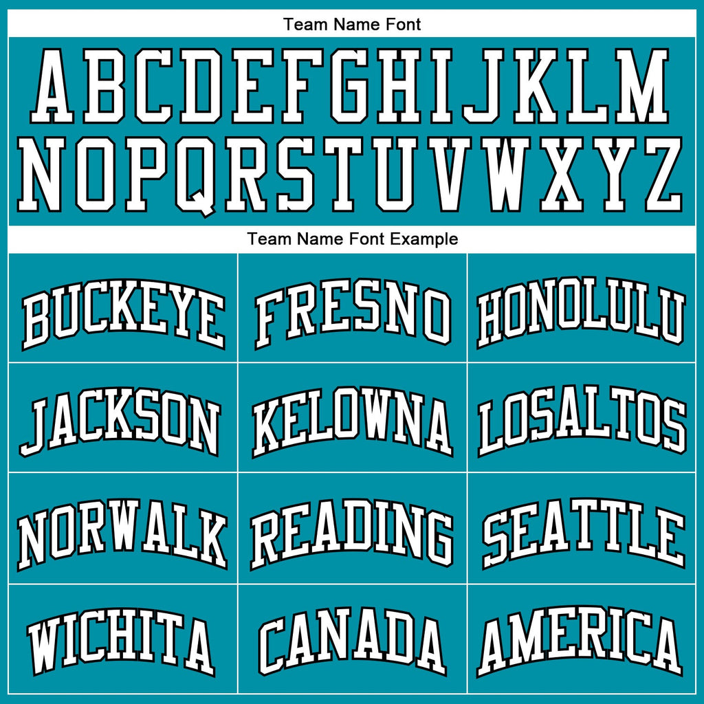 Custom Teal White Pinstripe White-Black Authentic Basketball Jersey