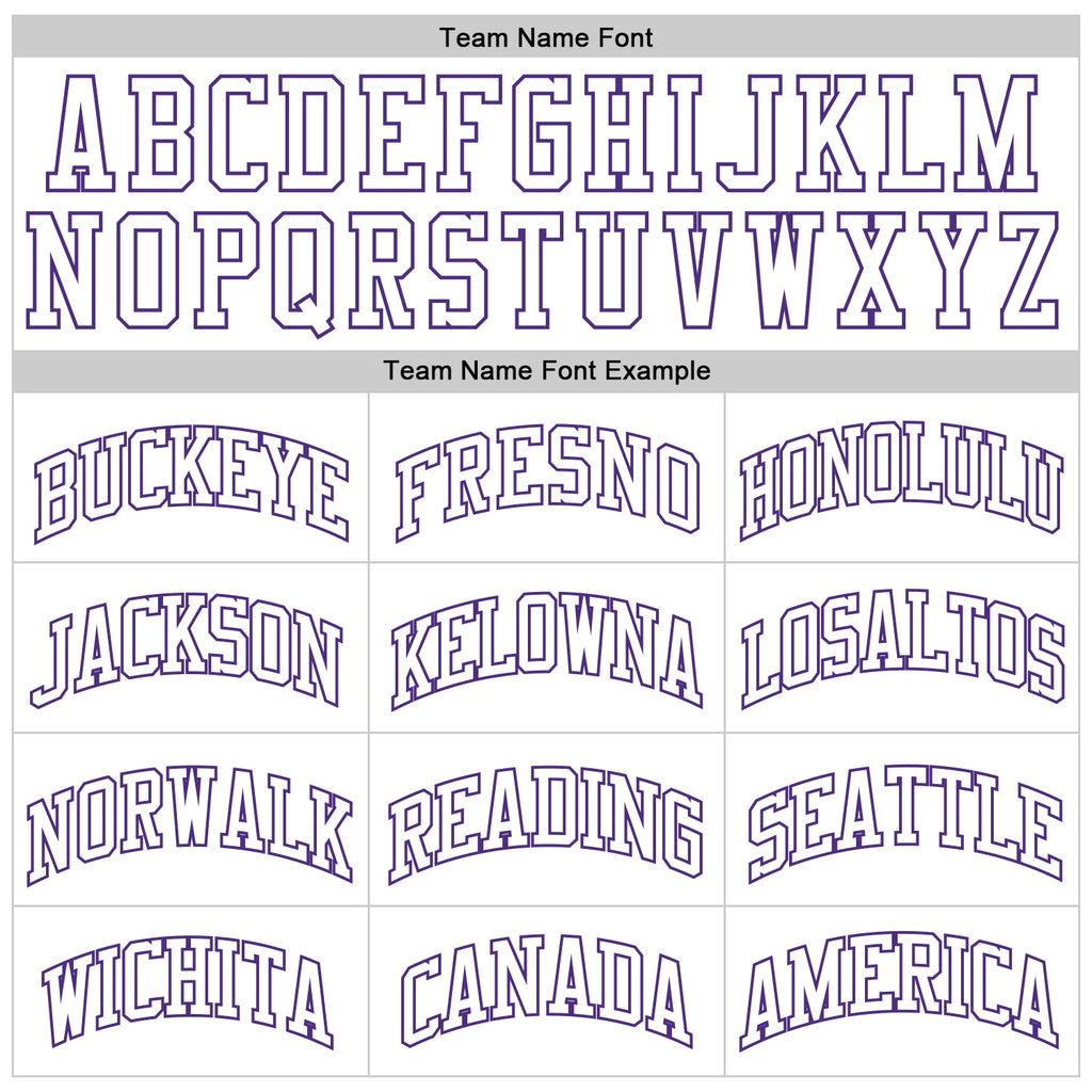 Custom White White-Purple Authentic Throwback Basketball Jersey