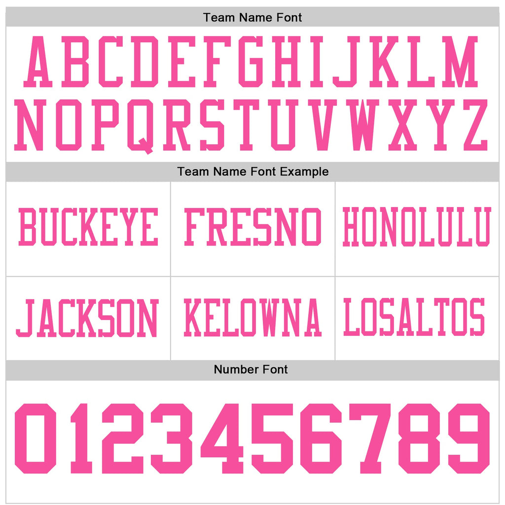 Custom White Pink Authentic Football Jersey
