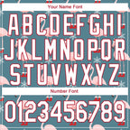 Custom Aqua White-Red Christmas 3D Performance T-Shirt