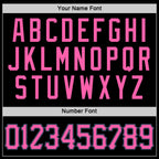 Custom Black Pink-Light Blue Performance T-Shirt
