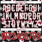 Custom Black Red-White Christmas 3D Performance T-Shirt