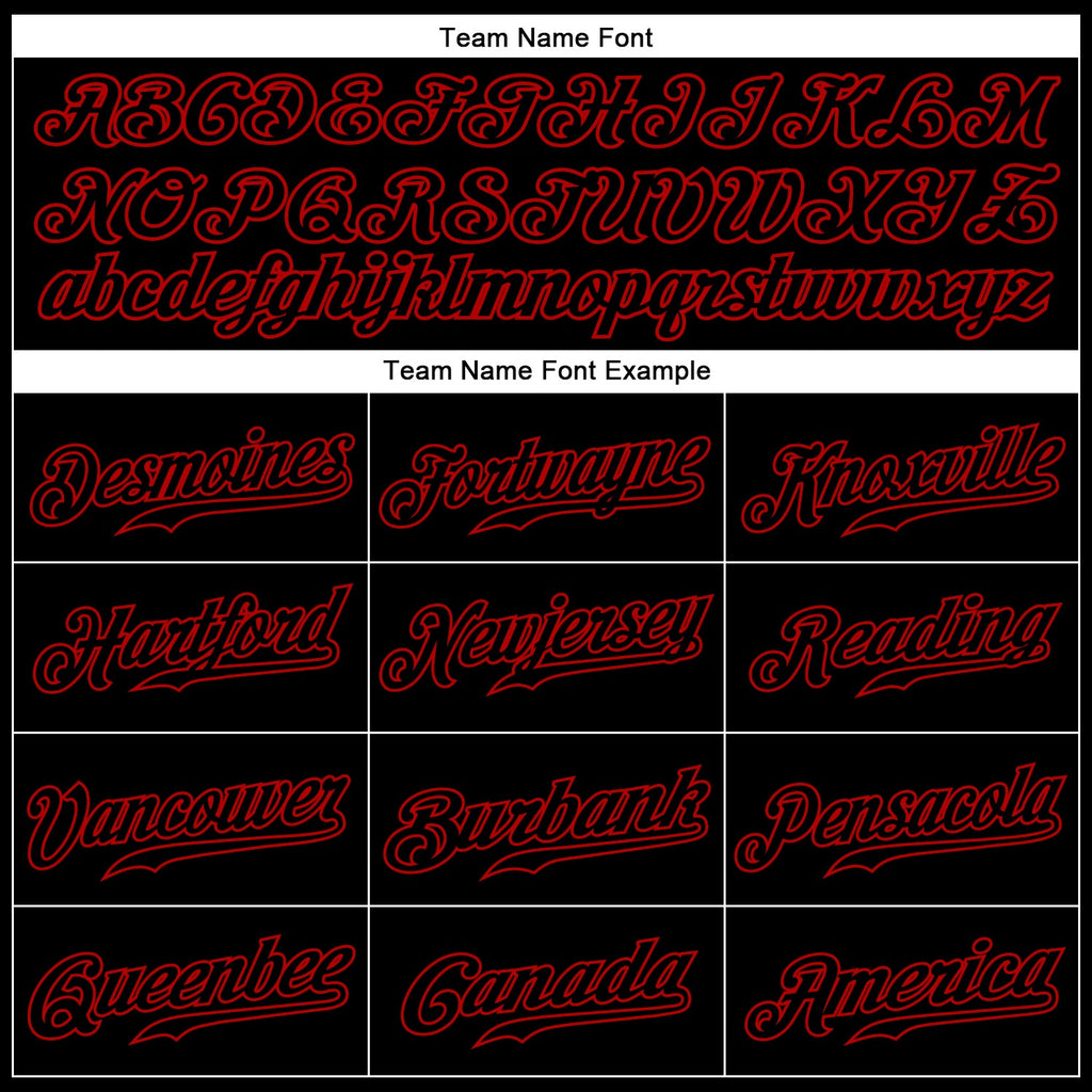 Custom Black Black-Red Sports Pants