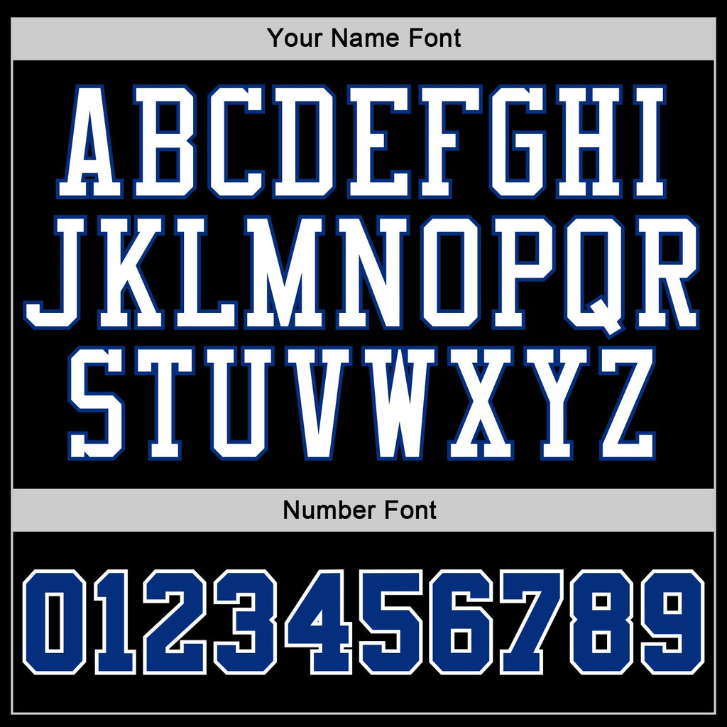 Custom Stitched Black Royal-White Sports Pullover Sweatshirt Hoodie