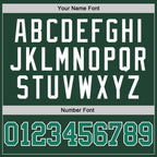 Custom Green Kelly Green-White Performance T-Shirt
