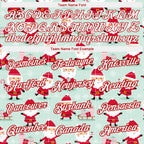 Custom Green Red-White Christmas 3D Performance T-Shirt