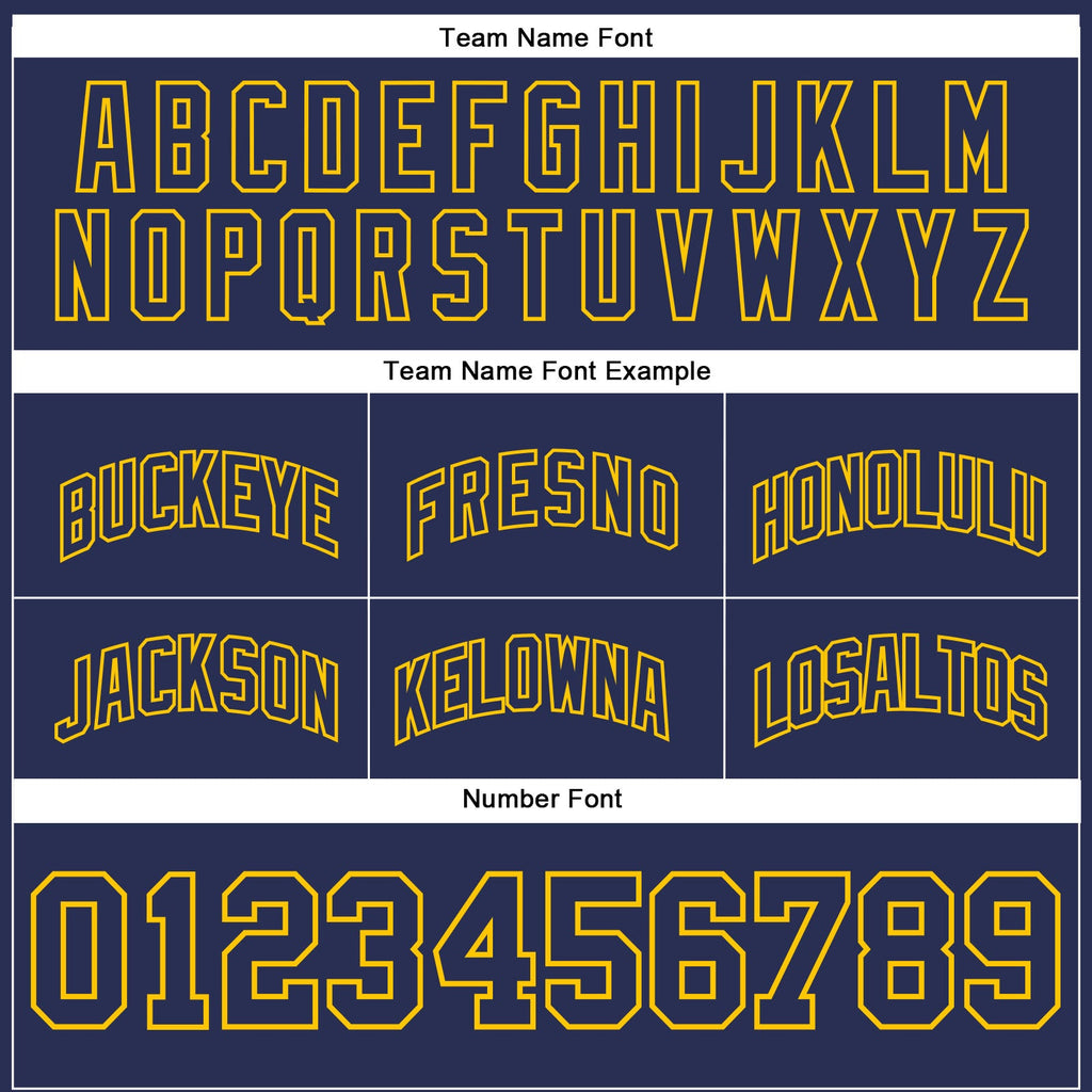 Custom Navy Navy-Gold Authentic Throwback Basketball Shorts
