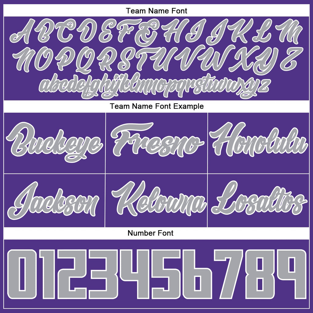 Custom Purple Gray-White Authentic Throwback Basketball Shorts