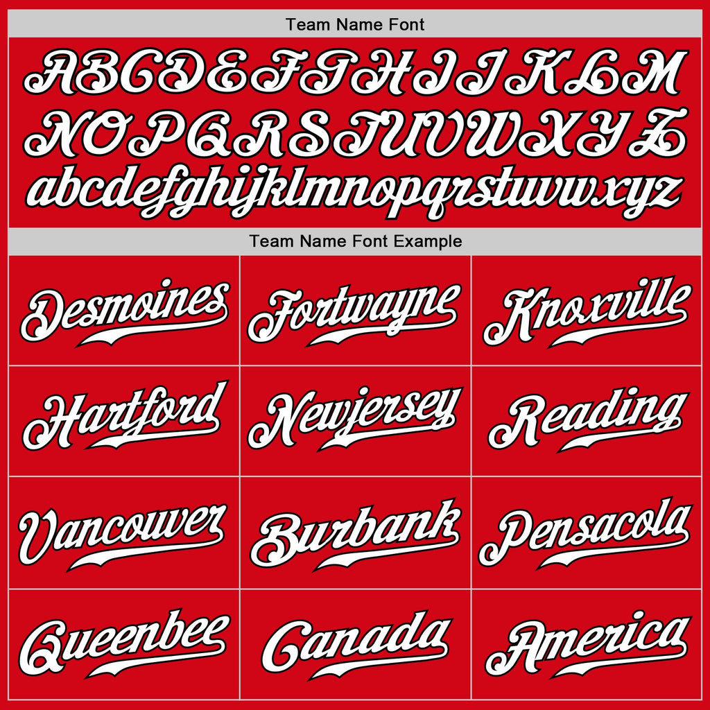 Custom Red White-Black Authentic Throwback Rib-Knit Baseball Jersey Shirt