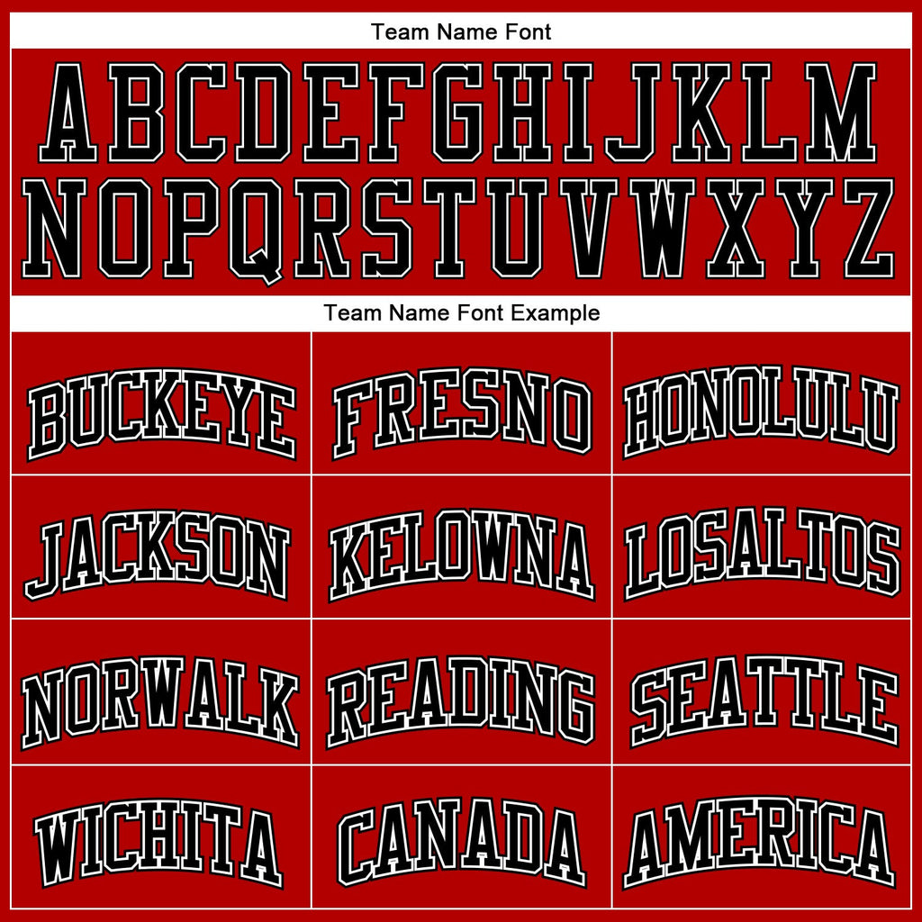Custom Red White Pinstripe Black-White Authentic Basketball Jersey