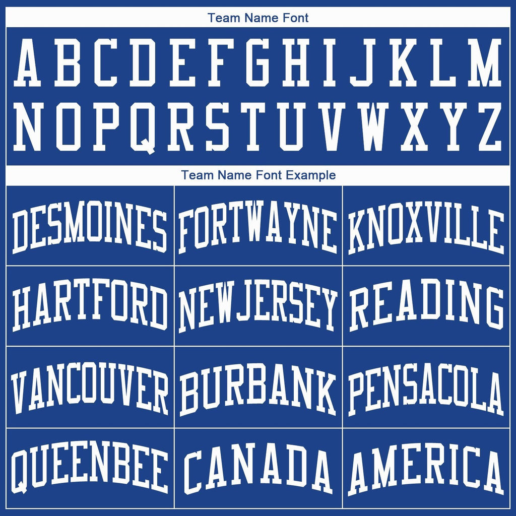 Custom Royal White Round Neck Basketball Jersey